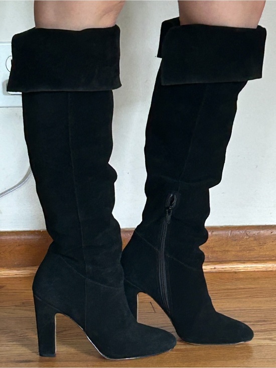 Aldo Shoes - Black over the knee real suede Boots